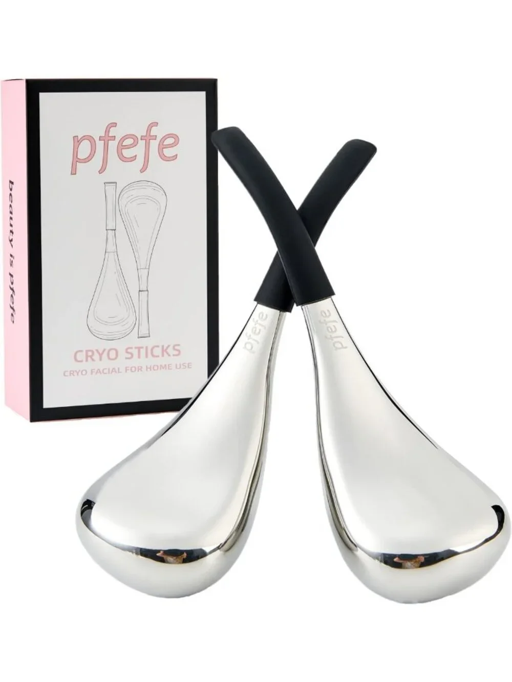 Cooling Ice Globes for Facial Massage, Puffy Eye Relief & Skincare Routine
